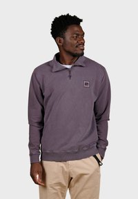Trendsplant SAUCE LOOPBACK - Sudadera con cremallera - purple