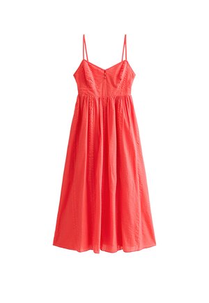 New Look, RED V WAIST STRAPPY MIDI DRESS - Vestido informal - red