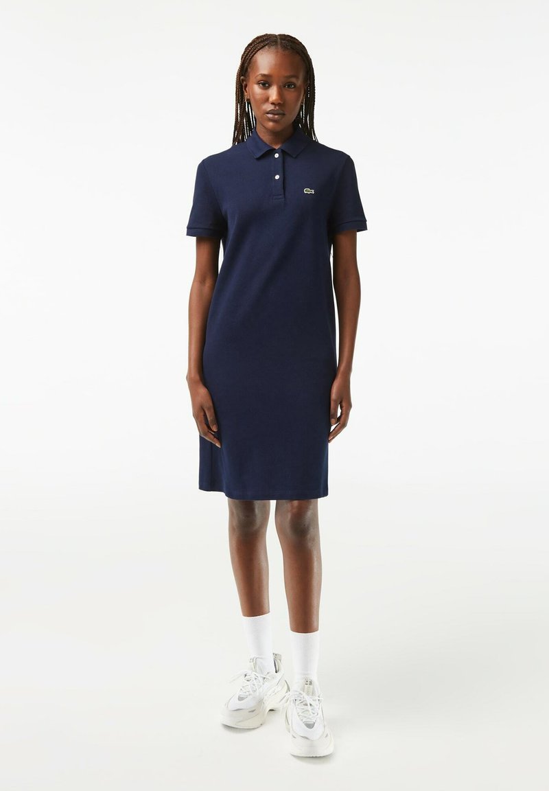 Lacoste - Rochie din jerseu - bleu marine, Extindeți