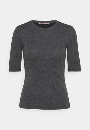 Jednoduché triko - mottled light grey