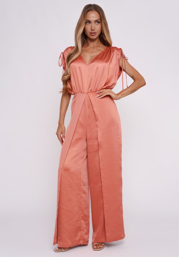 Jumpsuit - brzoskwiniowy