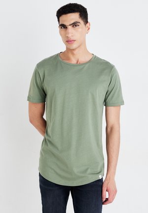 SHAPED TEE - T-shirt basic - olive stone