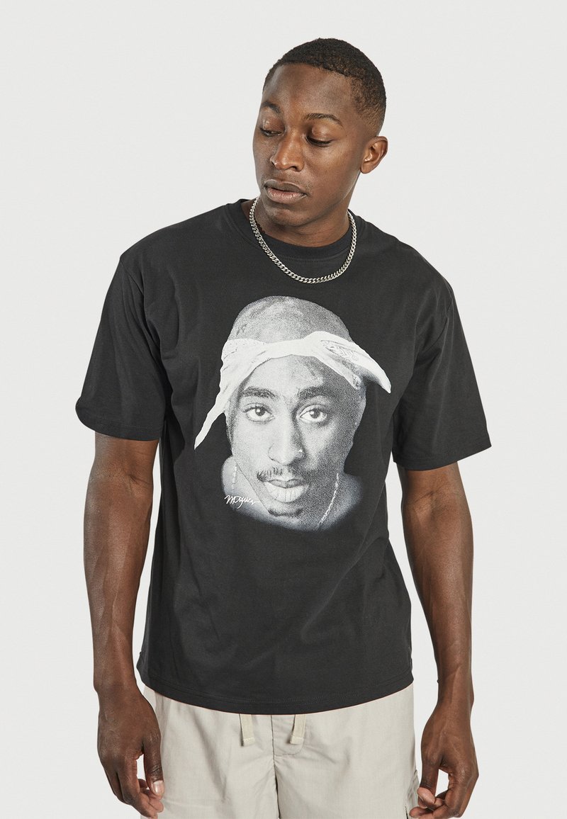 Redefined Rebel MATEO TEE - Tričko s potlačou - black