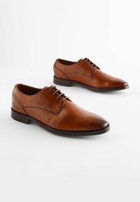 Next SIGNATURE LEATHER DERBY SHOES - Derbies & Richelieus - tan brown
