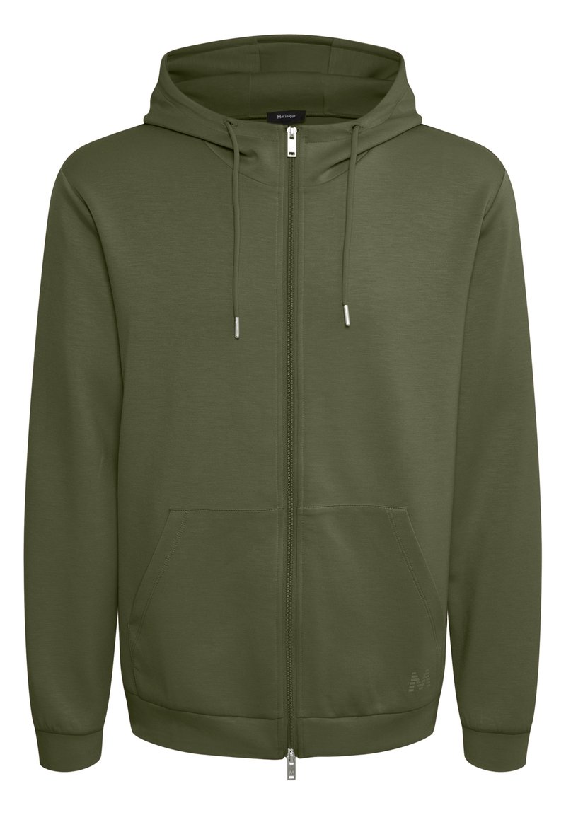 Matinique Sweater met rits groen