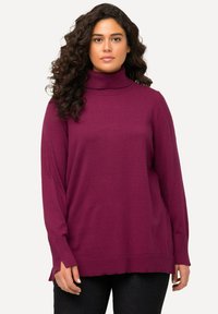 Ulla Popken ROLLKRAGEN BÜNDCHEN - Maglione - ruby