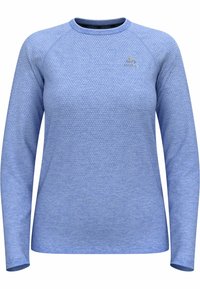 CREW NECK ESSENTIAL SEAMLESS - T-shirt à manches longues - persian jewel melange