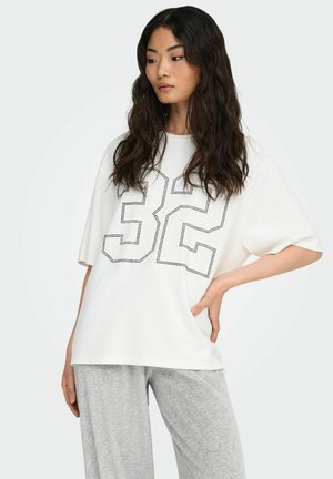 NILA - T-shirt imprimé - bright white