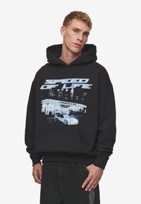 Pegador CONNER OVERSIZED HOODIE - Hoodie - washed black