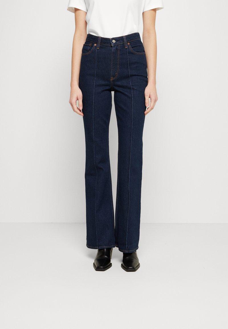 Abercrombie & Fitch Jeans Bootcut darkblue denim Zalando.at