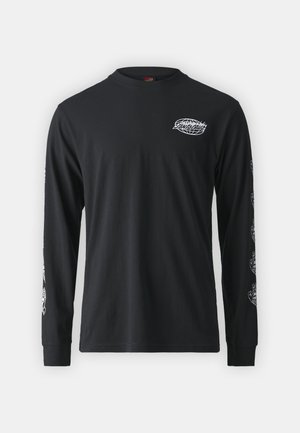 Langærmet T-shirt - black