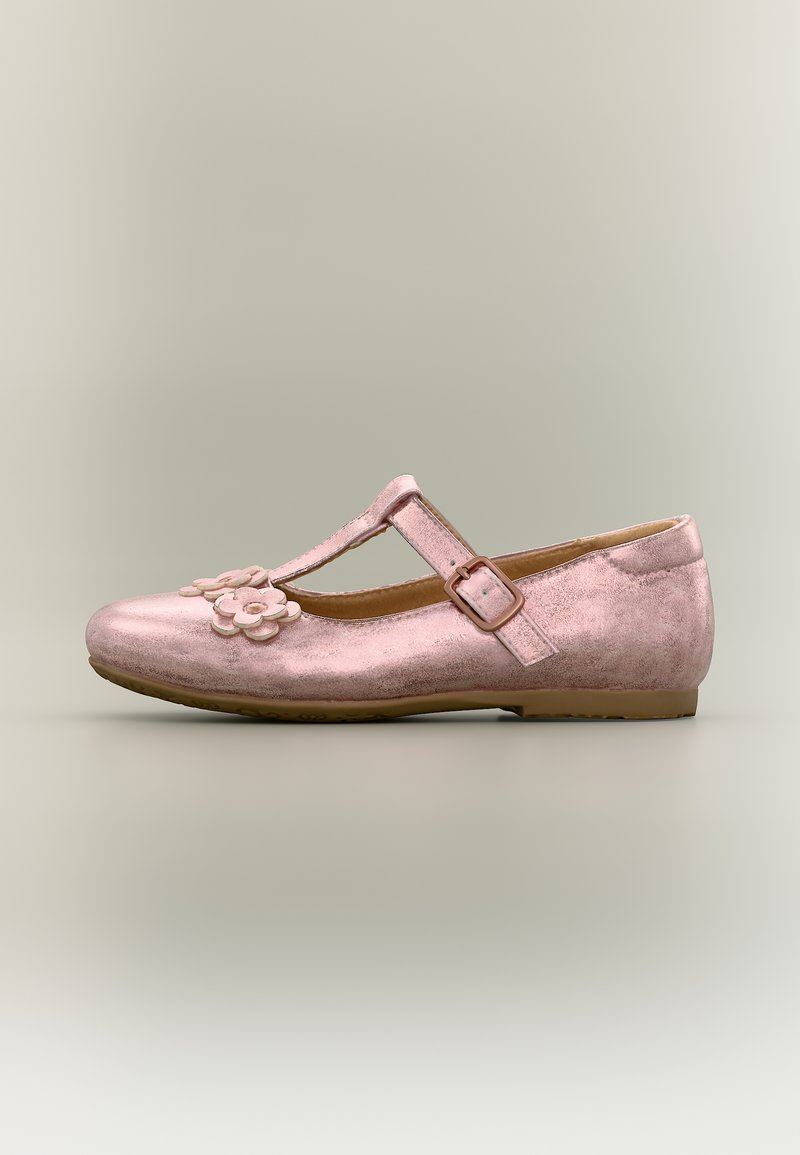 Friboo Ankle strap ballet pumps - rose gold-coloured - Zalando.co.uk
