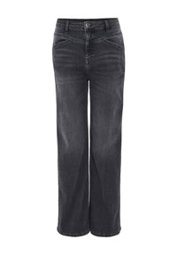 WIDE MARLI CLASSY - Jeans Straight Leg - mid remix grey