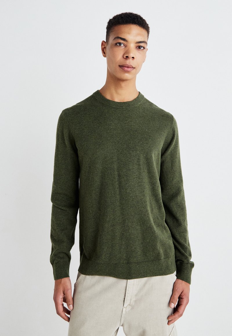 GAP CASHSOFT CREW - Pulóver - green heather
