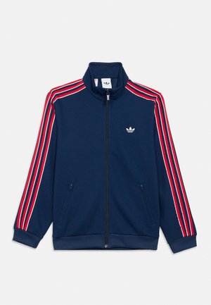 adidas Originals FIREBIRD JUNIOR UNISEX - Sweat zippé - night indigo/better scarlet/white