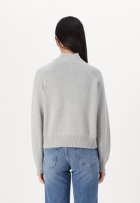 GAP LOGO HALF ZIP - Maglione - grey