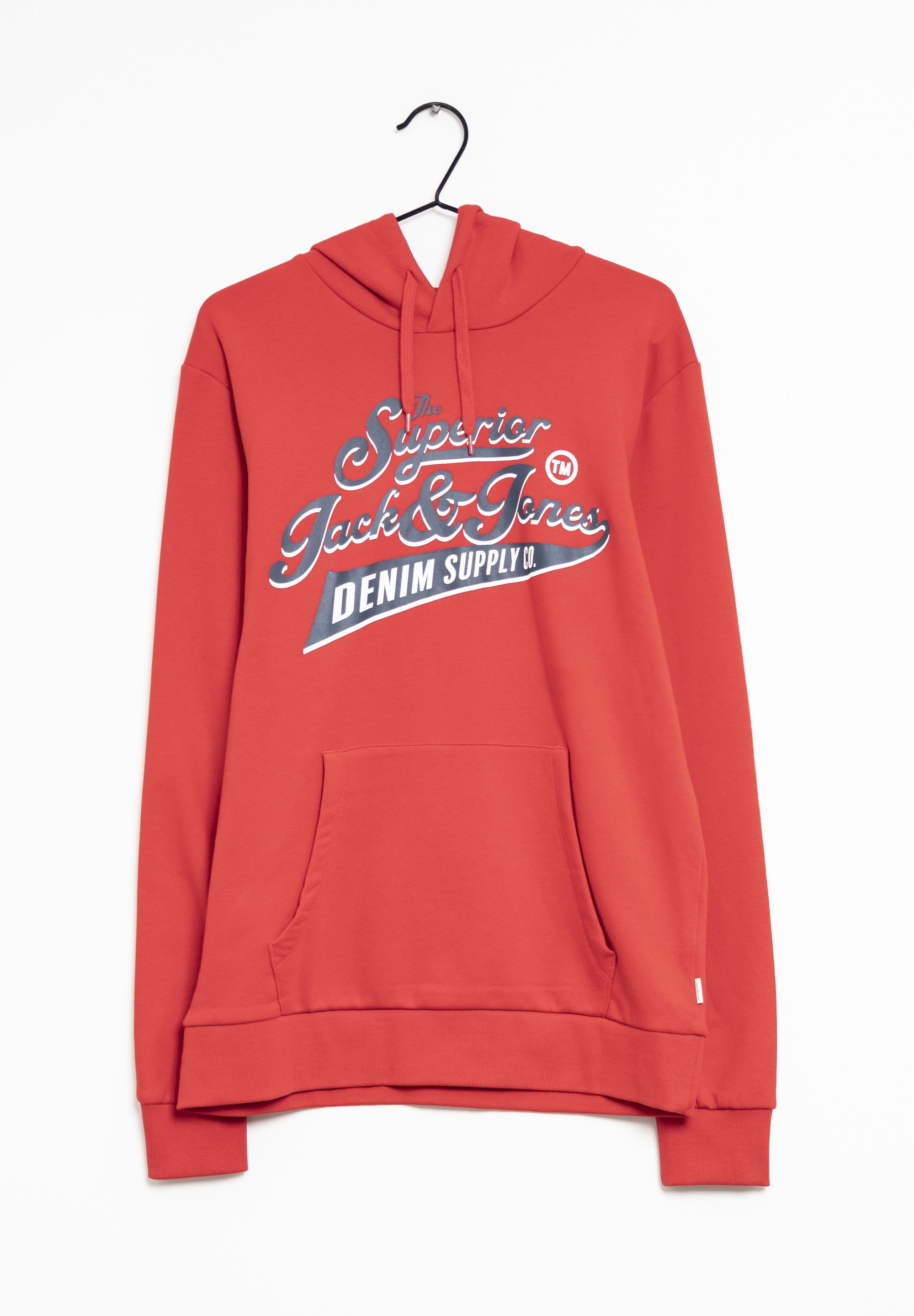 Jack Jones Sweat à capuche red/rouge (Seconde main)
