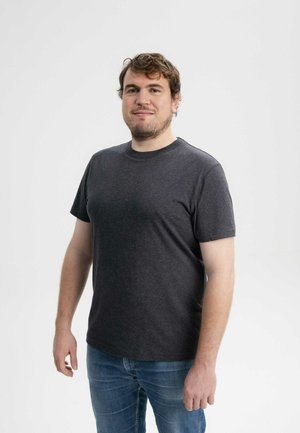 AVAN - T-shirt basic - anthrazit melange