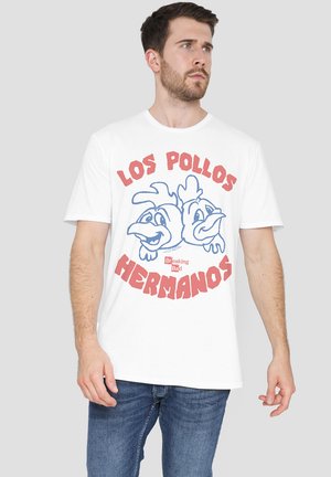 BREAKING BAD THE LOS POLLOS - Print T-shirt - white