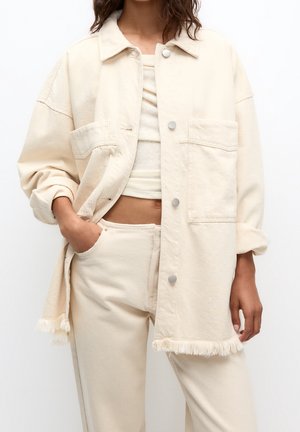 Jeansjacke - sand