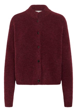 Gestuz, ALPHA SHORT - Cardigan - blood red mélange