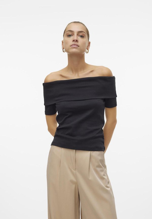 VMJADA NAIMA OFF SHOULDER - Print T-shirt3