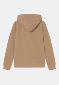 Calvin Klein Jeans SMALL MONOGRAM HOODIE UNISEX - Sweatshirt com capuz - tawny sand
