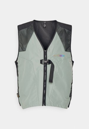 adidas Performance TERREX CAMPYX VEST UNISEX - Vest - silver green