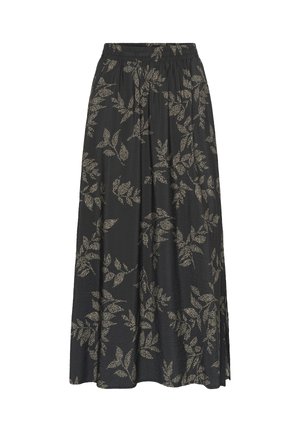 Bon'A Parte, BPARIANNA - Maxirok - black oyster gray leaf print