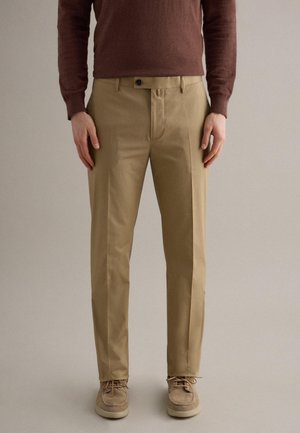 REGULAR FIT - Pantaloni - beige marl