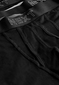Next A FRONTS 10 PACK - Boxer alsónadrág - black grey metallic waistbands