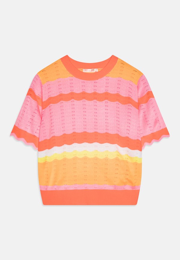 SHORT SLEEVES  - Print T-shirt - corail fluo