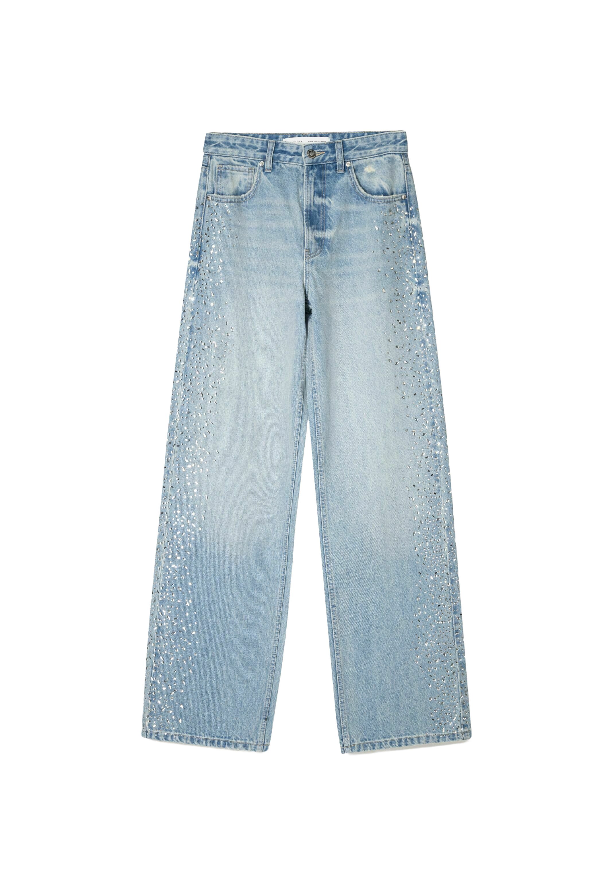 Lig.♡wide denim Jjxx Light Blue Denim Tokyo Wide Fold Up Jeans | Shop the