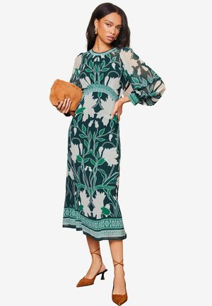 PLACEMENT MIDI REGULAR FIT - Vardagsklänning - green
