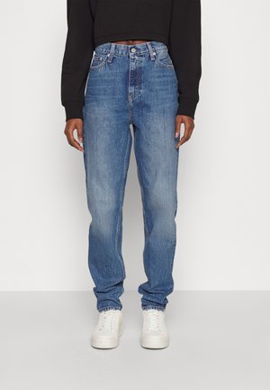 Džínsy voľného strihu - denim medium