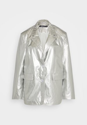 Gina Tricot OVERSIZED - Blazer - silver
