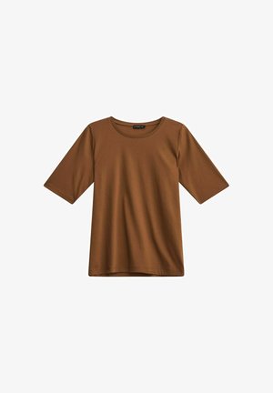 STOCKH LM, JENNIE PREMIUM TOP - T-shirts basic - toffee