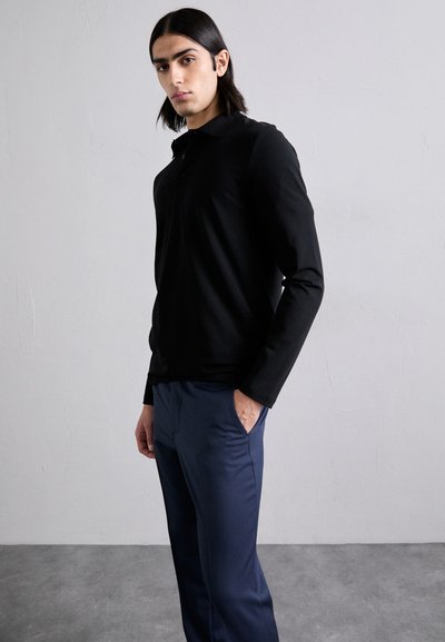 Filippa K TERRY CROPPED TROUSERS - Hlače - dusk blue