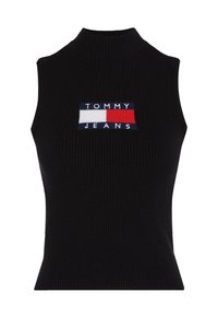 Tommy Jeans CENTER MOCKNECK - Topper - black