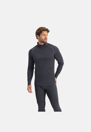 ZIP-NECK THERMO - Longsleeve - grey