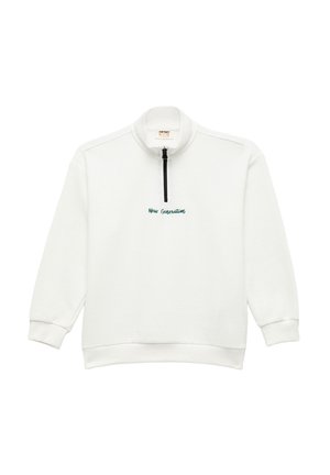 ZIPPERED - Sweatshirt - beige