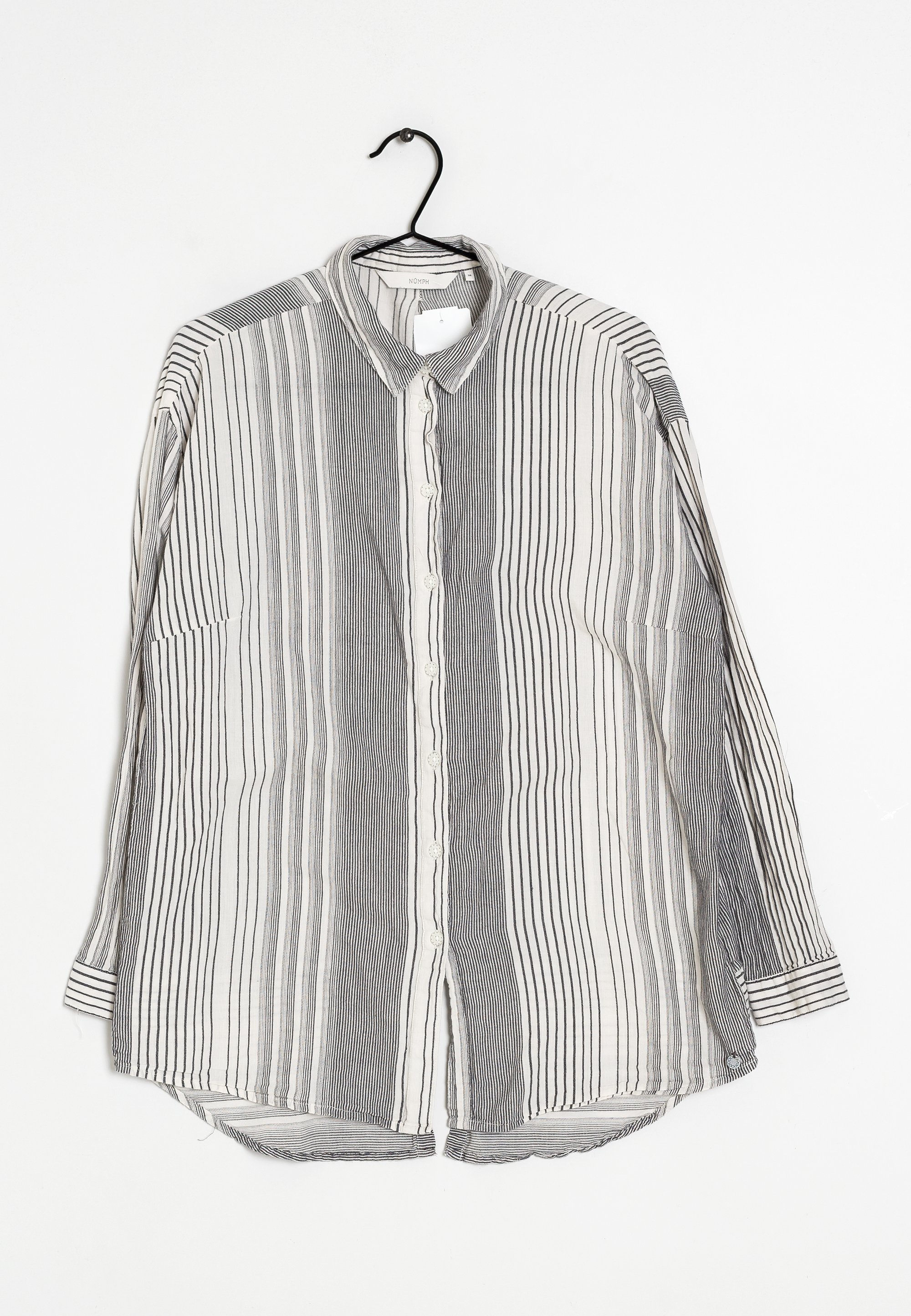 Nümph Button-down blouse multi colored/black (Pre-owned