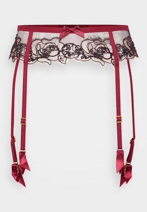 Agent Provocateur LINDIE SUSPENDER - Prisegamų kojinių diržai - plum/navy