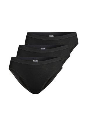 3ER PACK FEIN MIDI - Slip - schwarz
