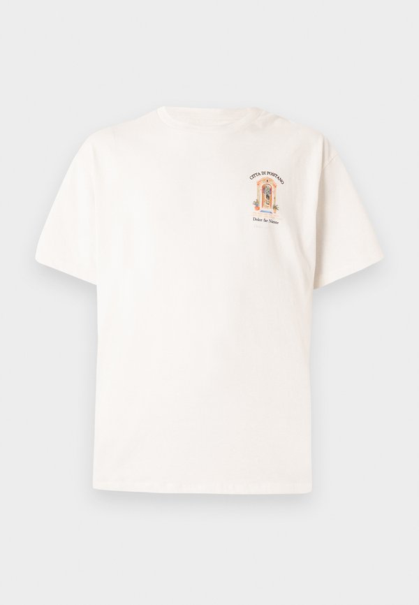 JORPOSITANO TEE CREW NECK - Print T-shirt - egret3