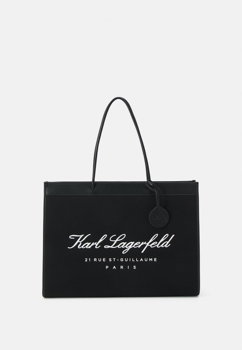 KARL LAGERFELD TOTE - Tote bag - black - Zalando