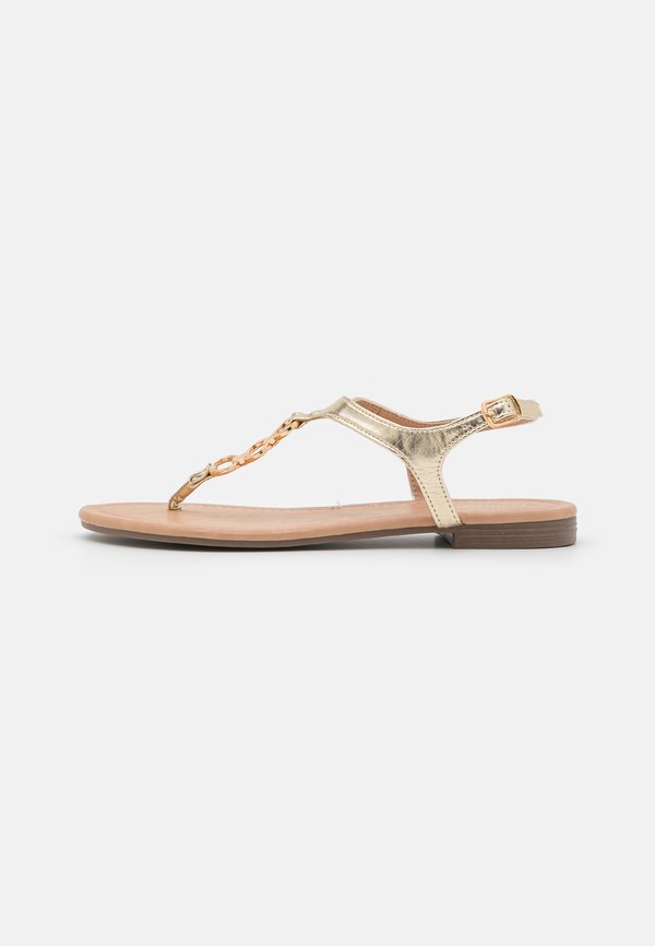 T-bar sandals - gold2