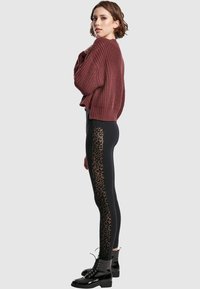 Urban Classics WIDE OVERSIZE  - Pullover - cherry
