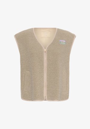 Culture, CUCATINA TEDDY WAISTCOAT - Mellény - dune