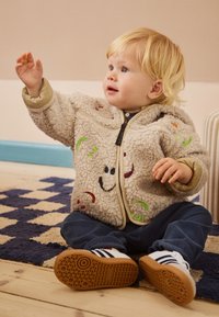 Molo UMMI JACKET UNISEX - Felpa con zip - sand